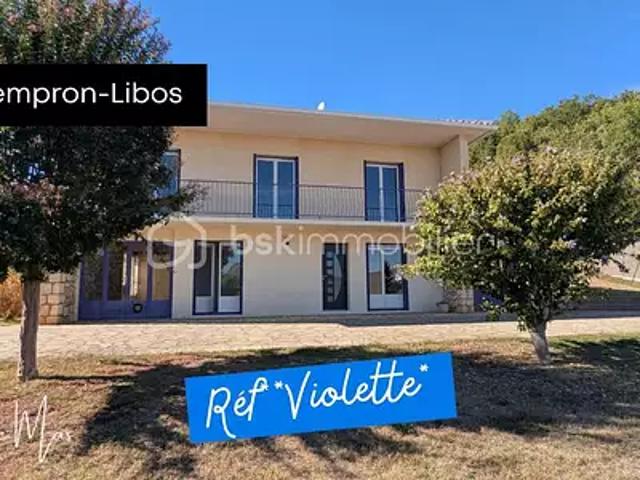 Monsempron Libos 47500 Achat / Vente maison 5 pièces t5 terrasse balcon