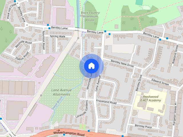 Moorside Gardens, Walsall