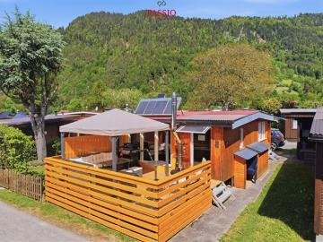 Mobilhome im Chalet Style mit spektakulärer 3 Gipfel Sicht