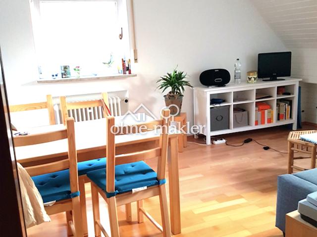 Möbilierte Singlewohnung im Dachgeschoss