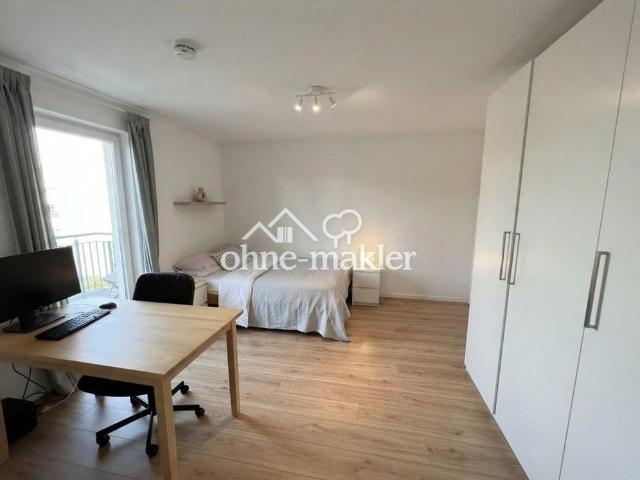 Möbiliertes 1 Zimmer Apartment mit Balkon in Top Lage in Erlangen