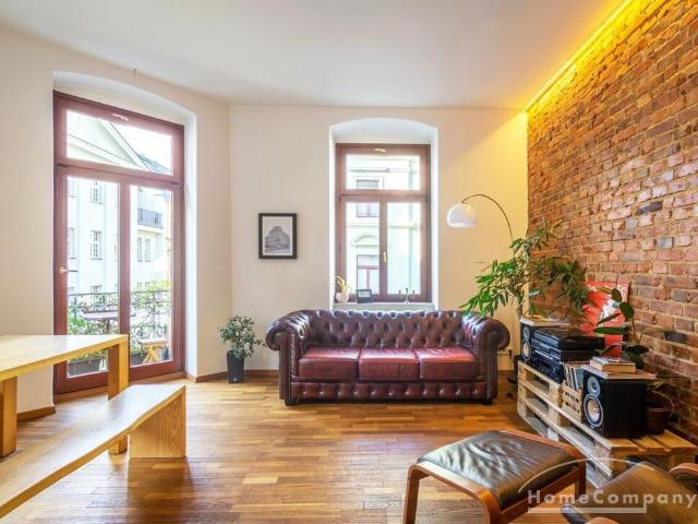26486 HomeCompany Dresden Möbliert/Furnished 3 Zimmer Apartment mit Balkon in Dresden Neustadt max. 2 Personen