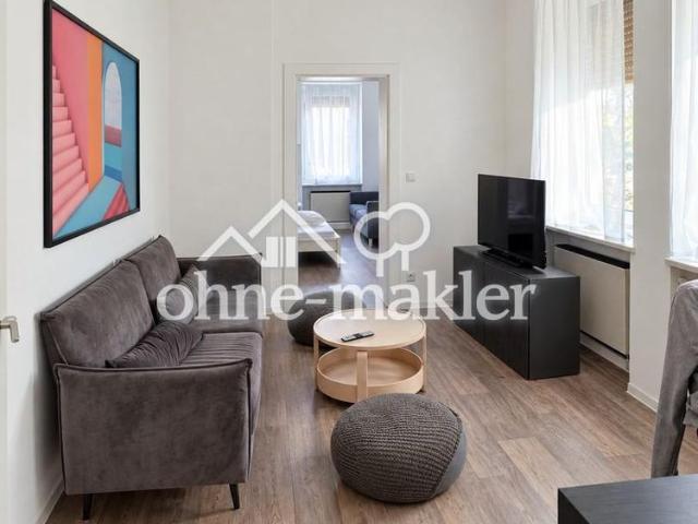 Möbliert & renoviert: Gemütliche 2 Zi Wohnung mit EBK und Keller in Maxfeld