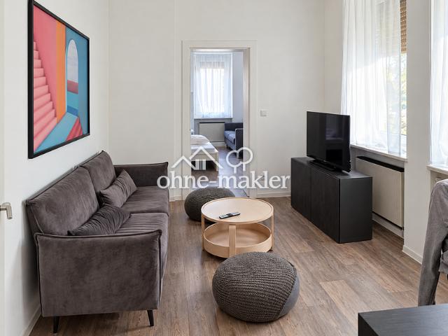 Möbliert & renoviert: Gemütliche 2 Zi Wohnung mit EBK und Keller in Maxfeld