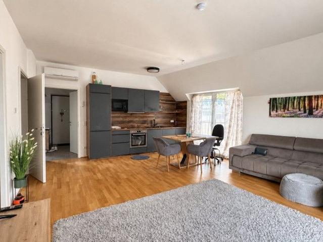 Möblierte 3 Zimmer Dachgeschoßwohnung mit Balkon, Baujahr 2023