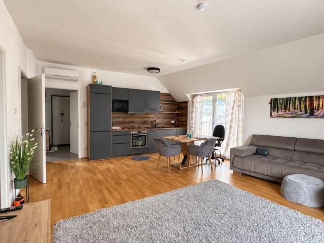Möblierte 3 Zimmer Dachgeschoßwohnung mit Balkon, Baujahr 2023