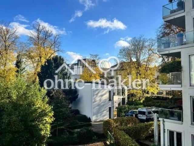 Möblierte 3 Zimmer Wohnung mit Alsterblick und Wintergarten am Schwanenwik