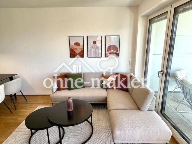 Möblierte 2 Zimmer Wohnung in erster Reihe zum Main