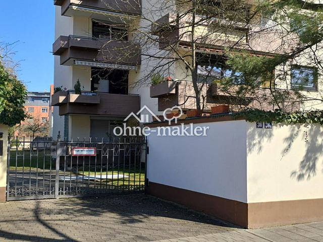 Möblierte 2 Zimmer Wohnung mit Balkon in Nürnberg Maxfeld direkt am Stadtpark