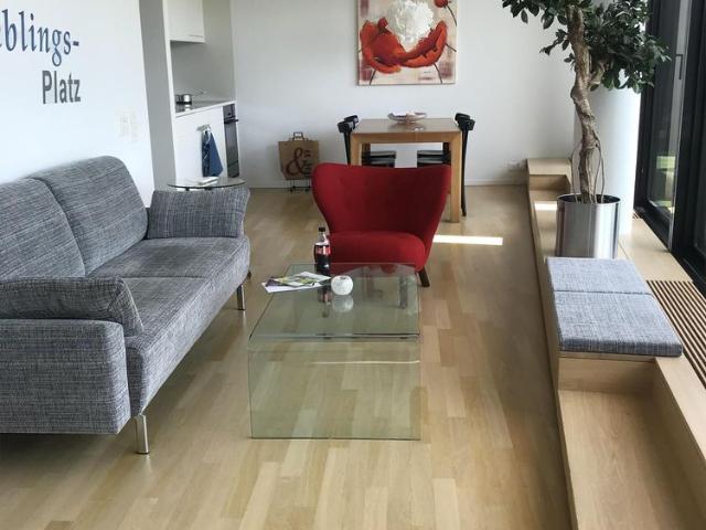 Möblierte 2 Zimmer Wohnung mit Dachterrasse im ANFOS Haus