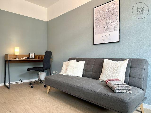 Möblierte 2 Raum Wohnung in der Nähe des Clara Zetkin Parks und des Karl Heine Kanals in Leipzi