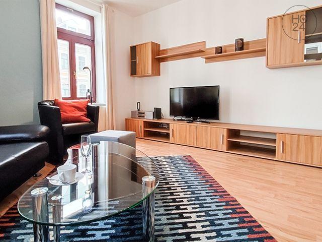 Möblierte 2 Raum Wohnung in Leipzig Gohlis mit PKW Stellplatz