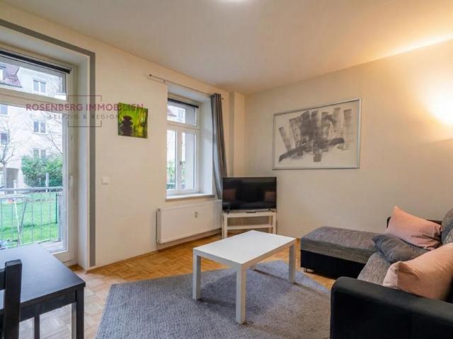 Möblierte 2 Raumwohnung mit Balkon und eigenem Garten in Leipzig Mockau Süd
