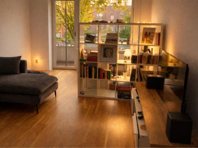 Möblierte 39 m2 Wohnung mit Balkon in Hamburg Barmbek zur Untermiete im November