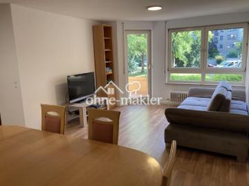 Möblierte 73m² Wohnung mit Balkon und Tiefgarage in ruhiger, zentraler Lage für Familien & Pendler