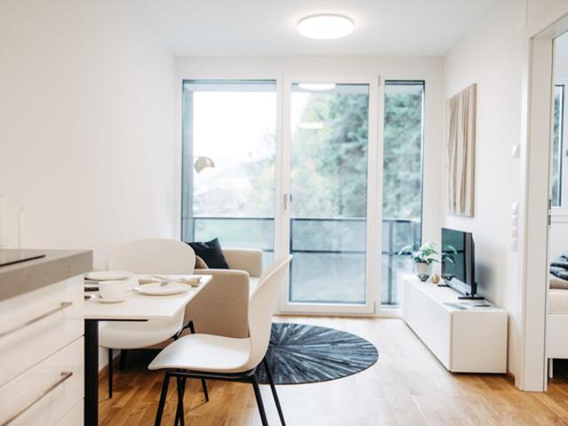 Möblierte Designerwohnung in Architekten Wohnanlage in Dornbirn