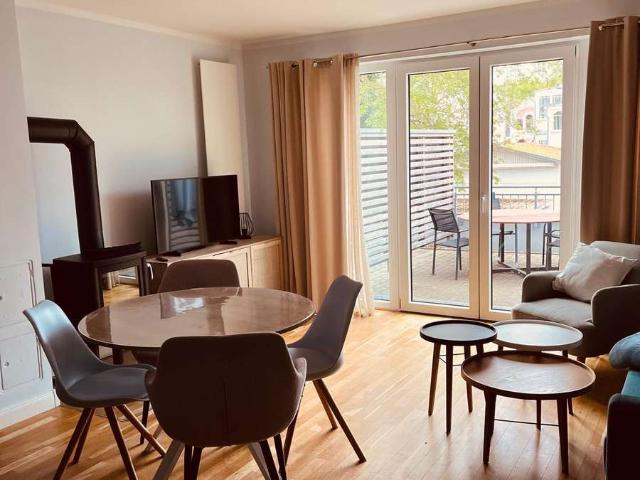 möblierte Maisonettewohnung in Strandnähe