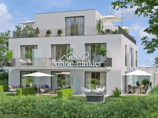 Möblierte Neubau Erdgeschosswohnung inkl. Tiefgarage, Luxusausstattung, mit Garten