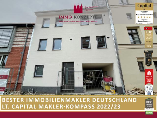 Möblierte Neubau Wohnung Altersgerecht in 1A Lage + Terrasse