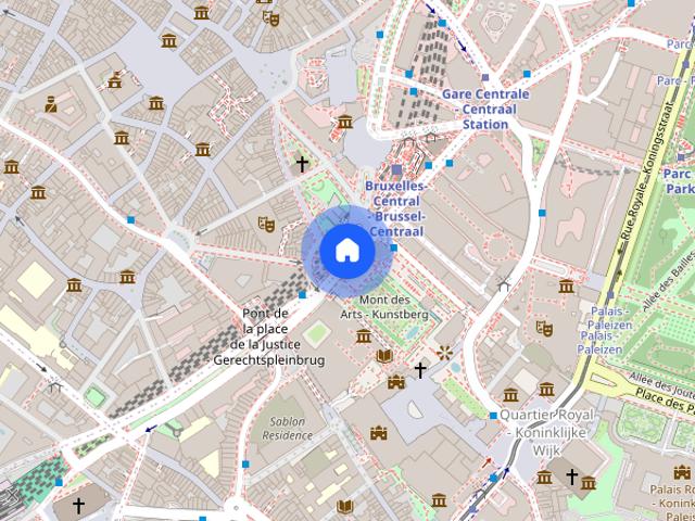 Möblierte Wohnung in Brüssel Schuman, EU Bezirk