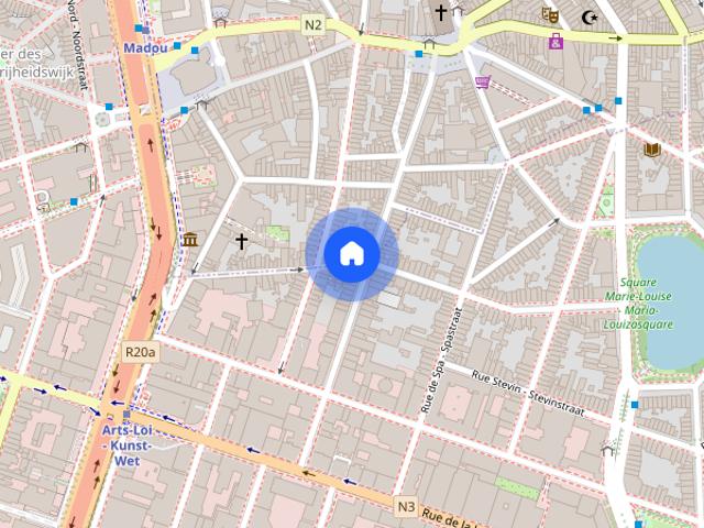 Möblierte Wohnung in Brüssel: Schuman EU District