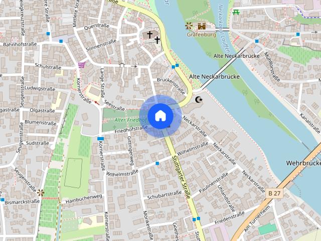 Möblierte und moderne 2 Zi. Wohnung in zentraler Lage von Lauffen a. Neckar ab sofort frei