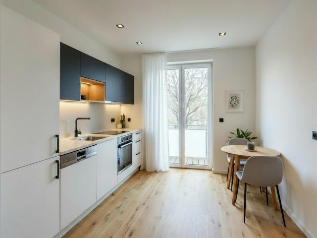 Möblierte zwei Zimmer Wohnung Erstbezug nach Kernsanierung EG Anmietung in Nürnberg Mögeldorf