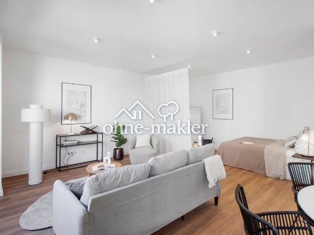 Möbliertes Apartment mit Balkon in Düsseldorf – 44,81 m², 2025 kernsaniert, ab 01.01.2027