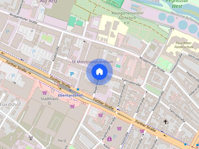 Möbliertes Cityappartement für Wochenendheimfahrer, Studenten, etc. in Nürnberg