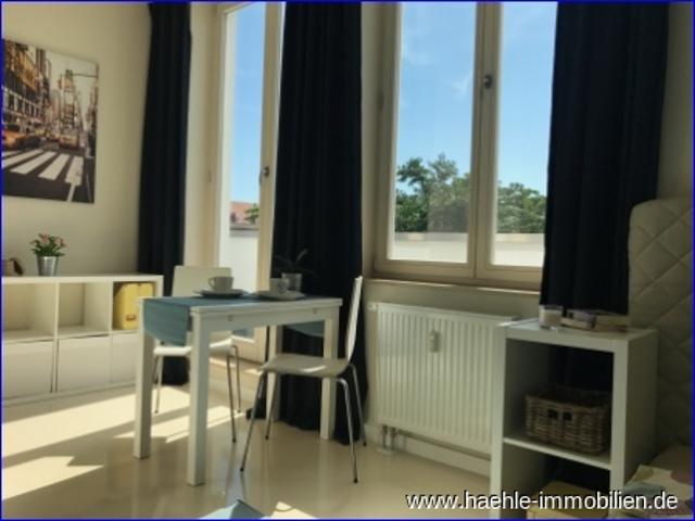Möbliertes helles 1 Zimmer Apartment mit Dachterrasse Uninähe frei ab 01.10.26!
