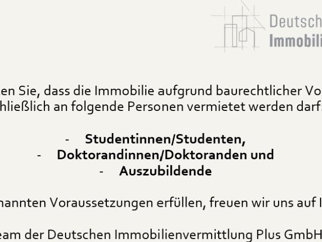 Möbliertes Studenten /Azubi /Doktoranten Appartement in Zähringen