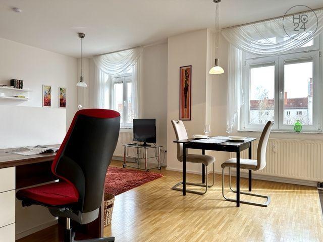 Möbliertes Studio Apartment in Leipzigs Szenestadtteil SÜDVORSTADT mit BALKON