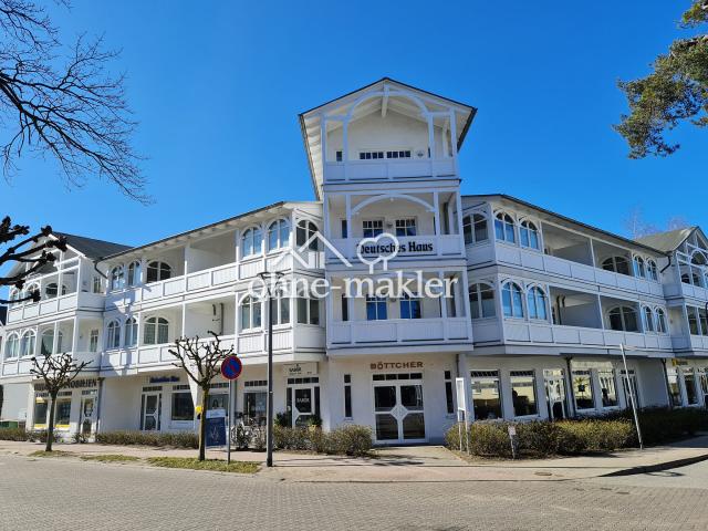 Gehobene Personalwohnung im Herzen von Binz nur wenige Schritte vom Strand
