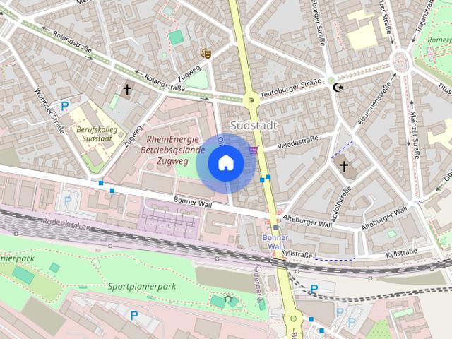 Möbliertes Wohnen in der Kölner Südstadt, auch als 2er WG geeignet, Nähe Severinsstr.und Chlodwigplatz