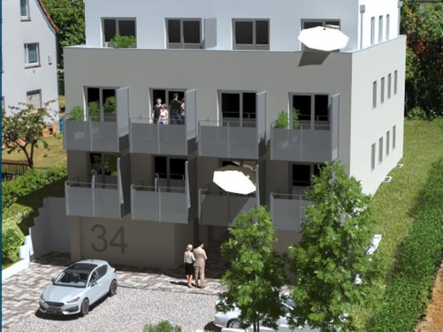 Möbliertes 1 Zimmer Appartment in hochwertigem Neubau mit Einbauküche