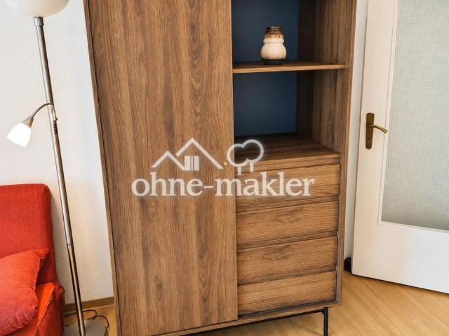 Möbliertes 1 Zimmer Wohnung mit Balkon, Stellplatz und Pauschalmiete
