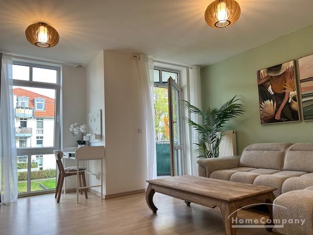 26188 HomeCompany Dresden Möbliert/Furnished 2 Zimmer Apartment mit Balkon Nähe Elbepark! max. 2 Personen