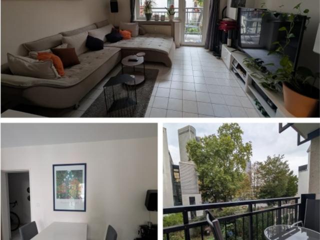 Möbliertes 2 Zimmer Apartment mit Balkon in Top Lage zur Untermiete 6+ Monate