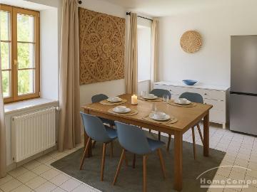 27202 HomeCompany Dresden Möbliert/Furnished 3 Zimmer Wohnung mit Balkon in Dresden Naußlitz max. 4 Personen