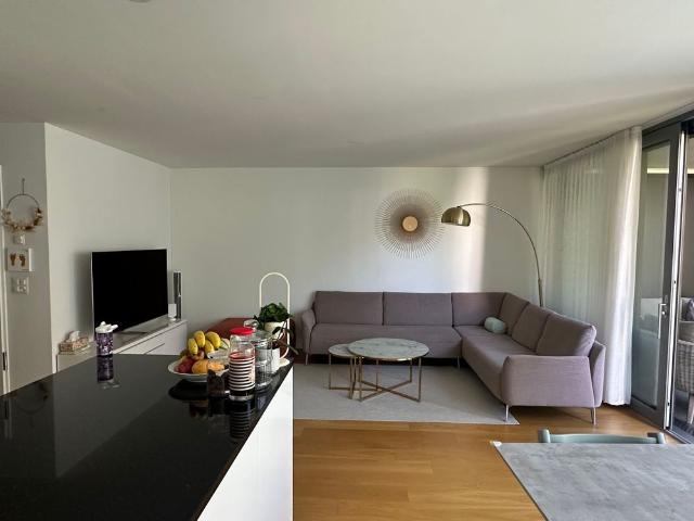 Modern 3.5 room apartment with southwest balcony near the city and the Rhine
