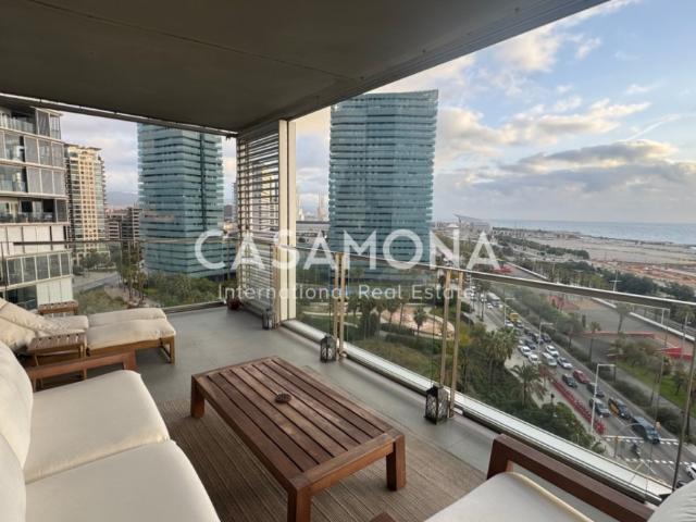 Modern 3 Bedroom Apartment with Amazing Sea Views in Diagonal Mar