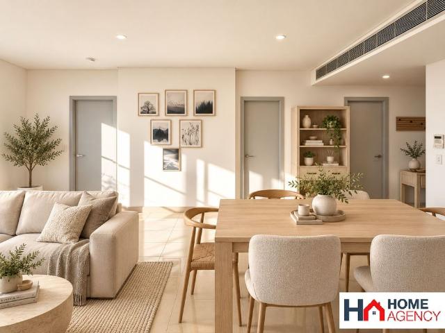 Modern 3 Bedroom Apartment with Elevated District Views