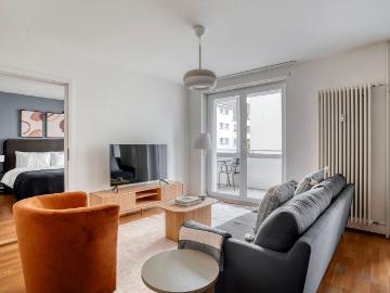 Modern 3 Bedroom Furnished Apartment in Basel Klybeck, Basel Amsterdam Apartments for Rent