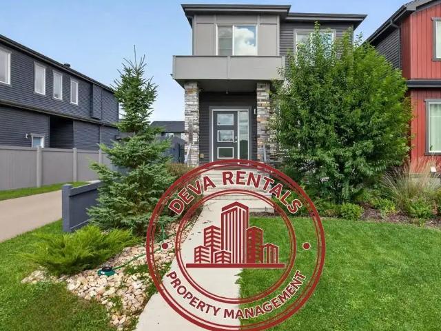 Modern 3 Bedroom | 2.5 Bathroom Main Floor with Double Garage & 3 Balconies – Keswick
