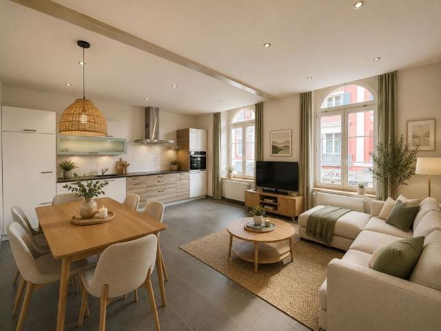 Modern 3 room apartment – village center