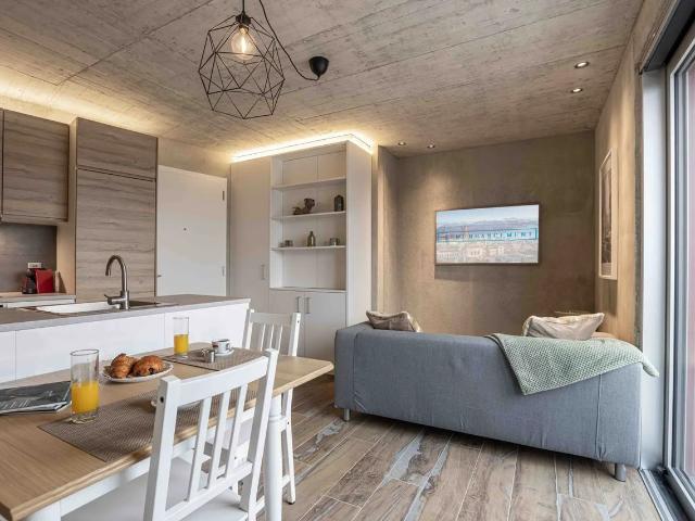 Modern 1 Bedroom Apartment with Balcony in Lausanne, Crissier Amsterdam Apartments for Rent