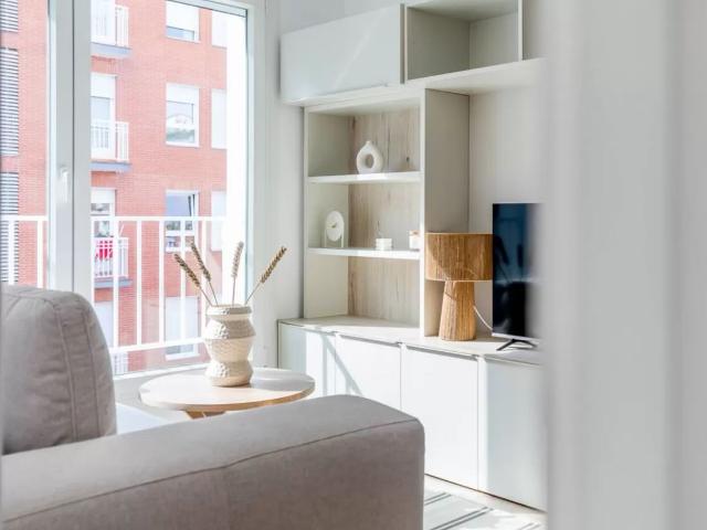 Modern 1BR in Prime Tetuán: Steps from Metro & AZCA, Madrid Amsterdam Apartments for Rent