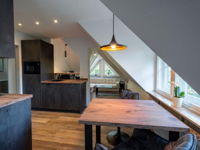 Modern 2.5 room penthouse apartment with garden and conservatory, Berlin Amsterdam Apartments for Rent