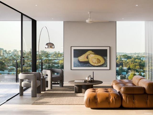 Modern 2 Bed | 2 Bath Apartment with Study & 2 Car Garage for Stylish Living