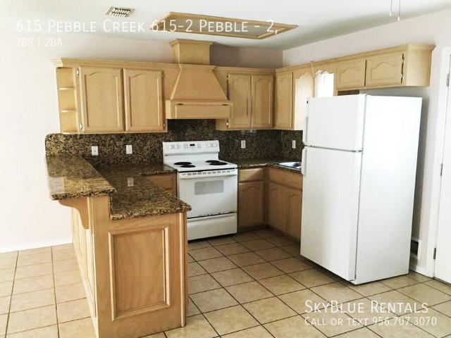 Modern 2 Bed, 2 Bath Retreat with Granite Elegance at 615 Pebble Creek, Edinburg!